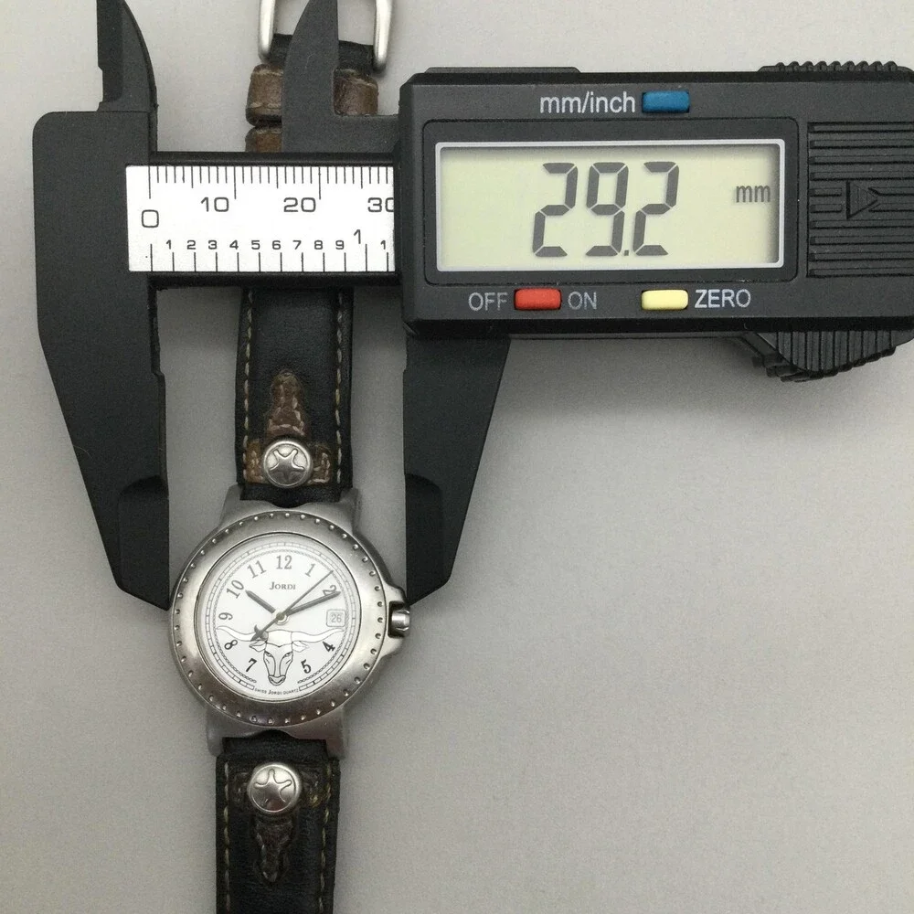 Michel Jordi Spirit of the West 7200 Watch Women 29mm Bull Dial Date New Battery